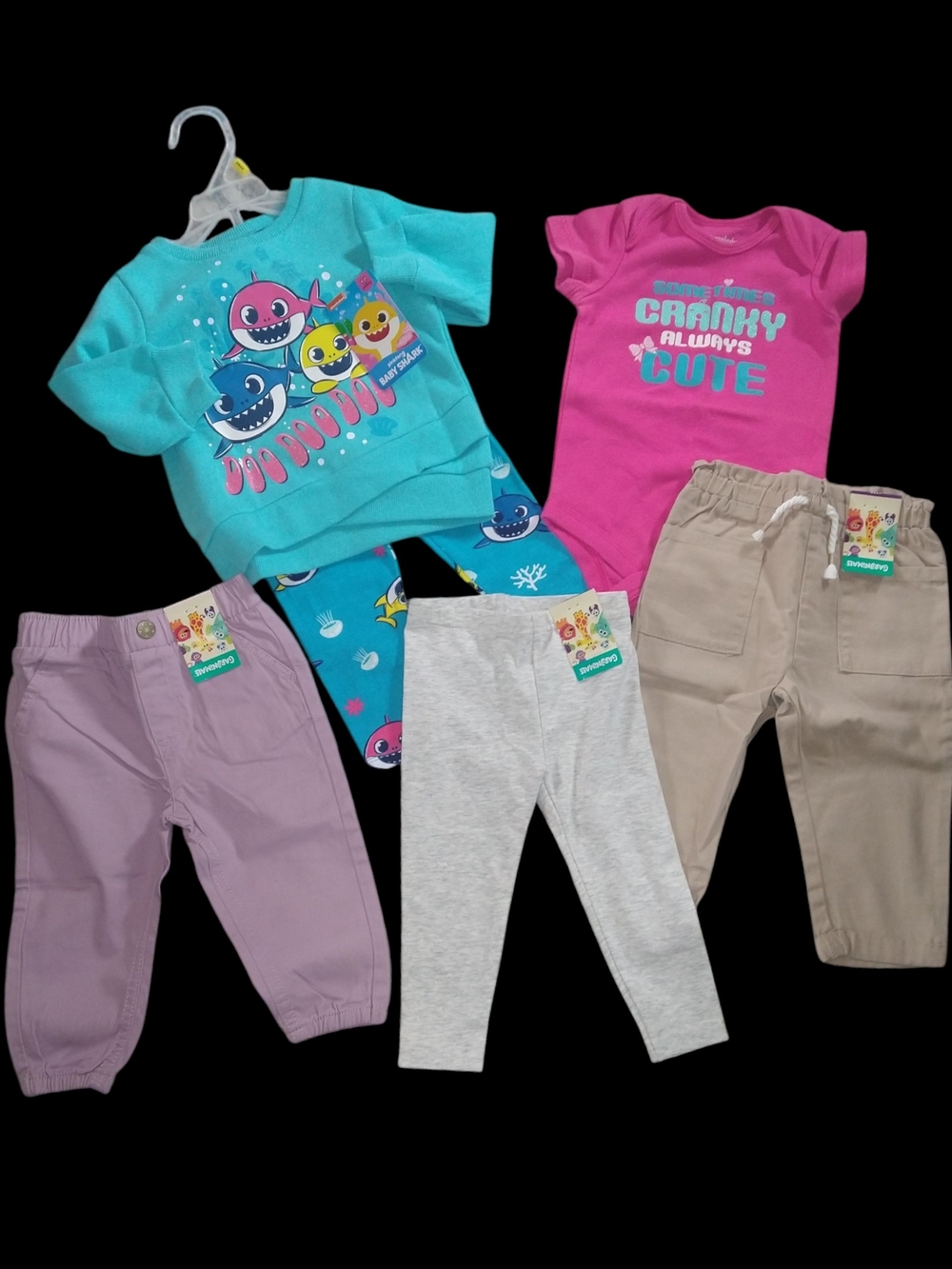 New Assorted Girls Bottoms & Tops Set